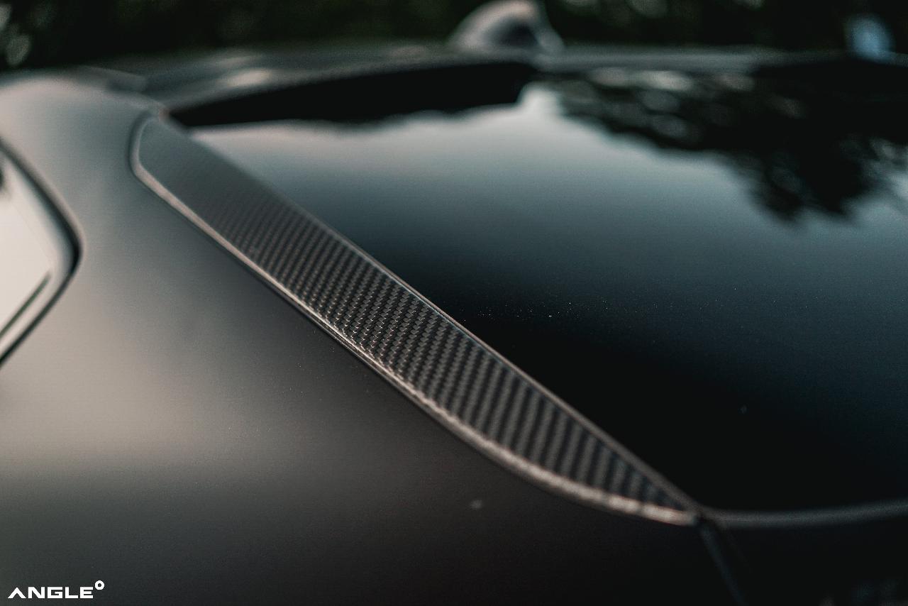 Carbon rear window inserts for BMW X6M F96