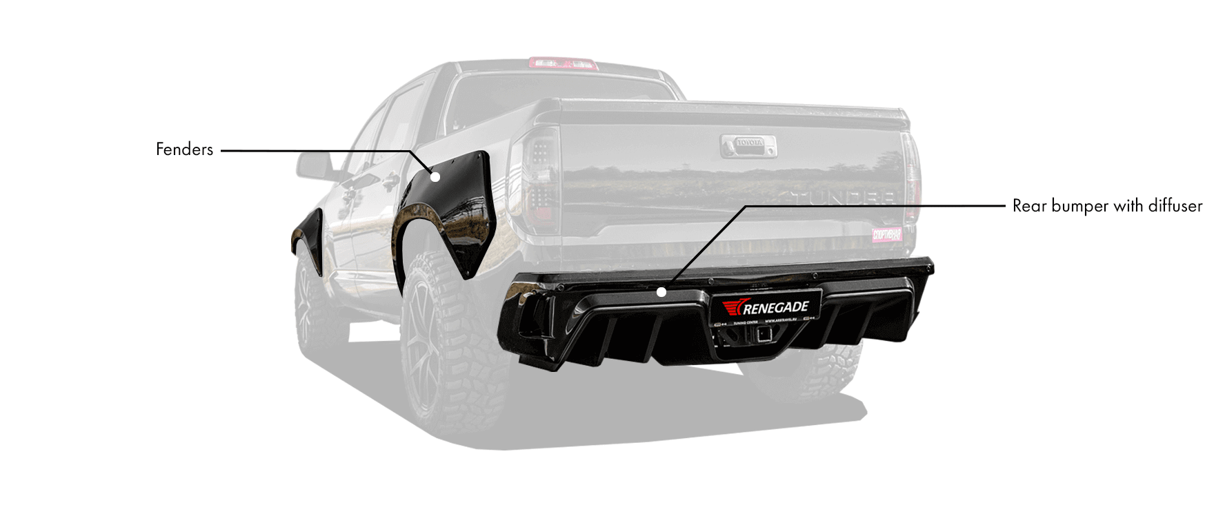 Toyota Tundra Xk50 Body Kit includes