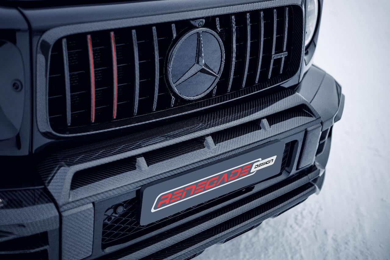 Carbon grille trim for Mercedes-Benz G-Class W463