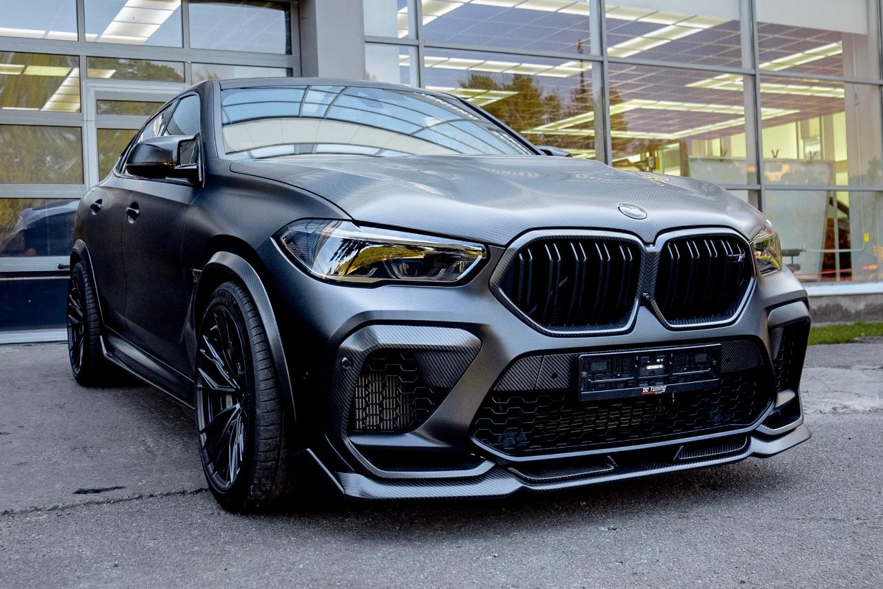 Carbon mirror covers for BMW X6M F96