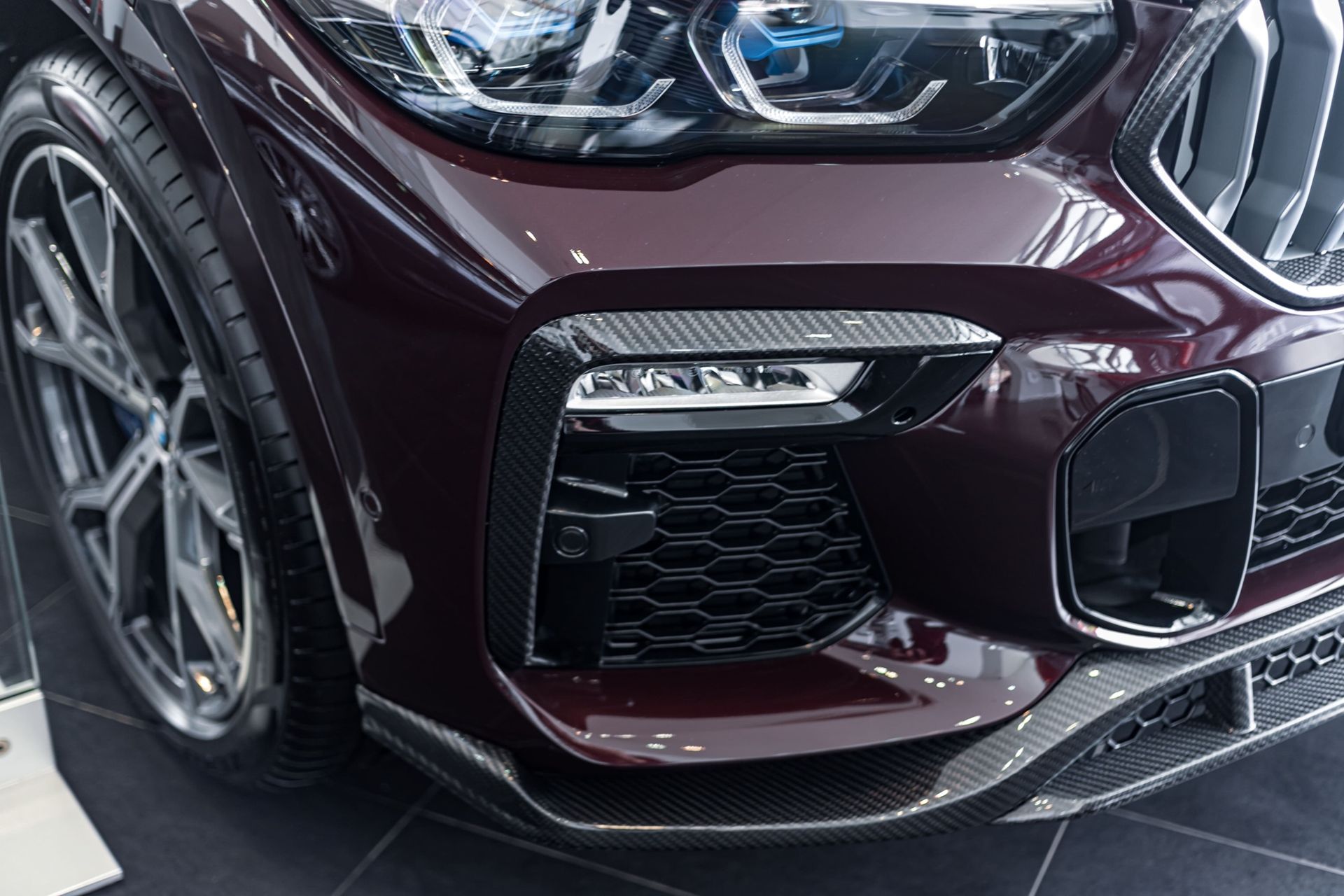 Kohlenstoff frontsplitter für BMW X6 G06
