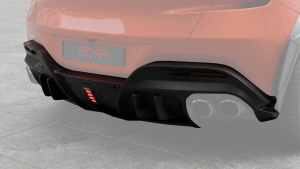 Rear bumper diffuser