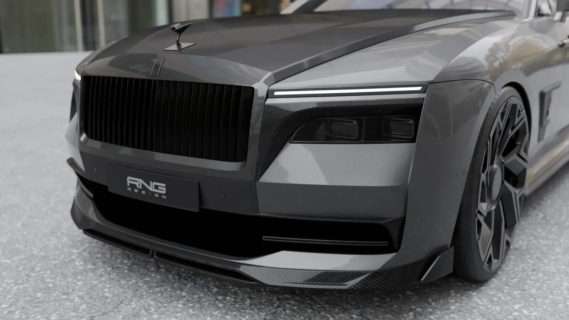 Luxurious body kit for Rolls-Royce Spectre by Renegade Design