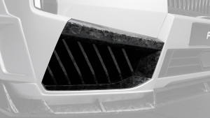 Front bumper air intake inserts