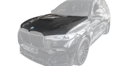 Carbon hood for BMW X7