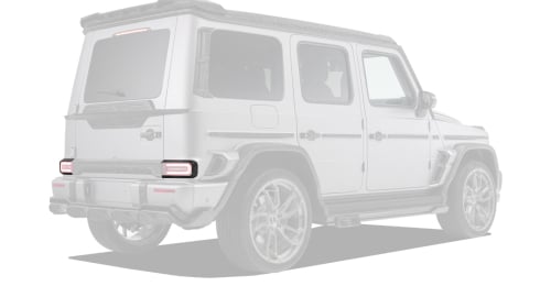 Carbon rear lamp covers for Mercedes-Benz G-Class W463