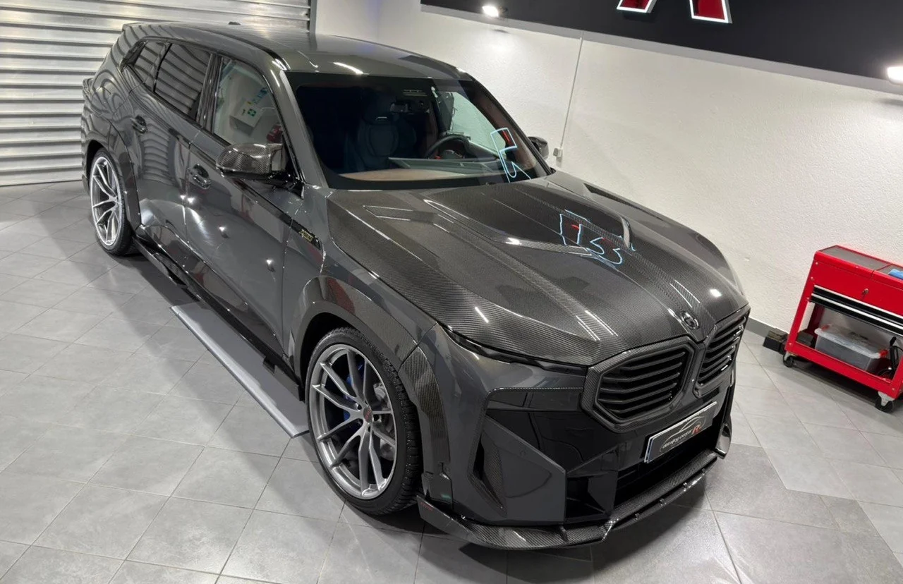 Croatia’s one-and-only BMW XM: Renegade Design Limited Body Kit 3/10 + 23” Forged Wheels Satin Grey