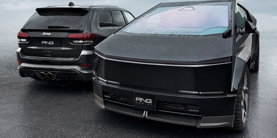 10 Jahre Jeep-SRT-Bodykit & der erste Cybertruck im Carbon-Look von Renegade Design