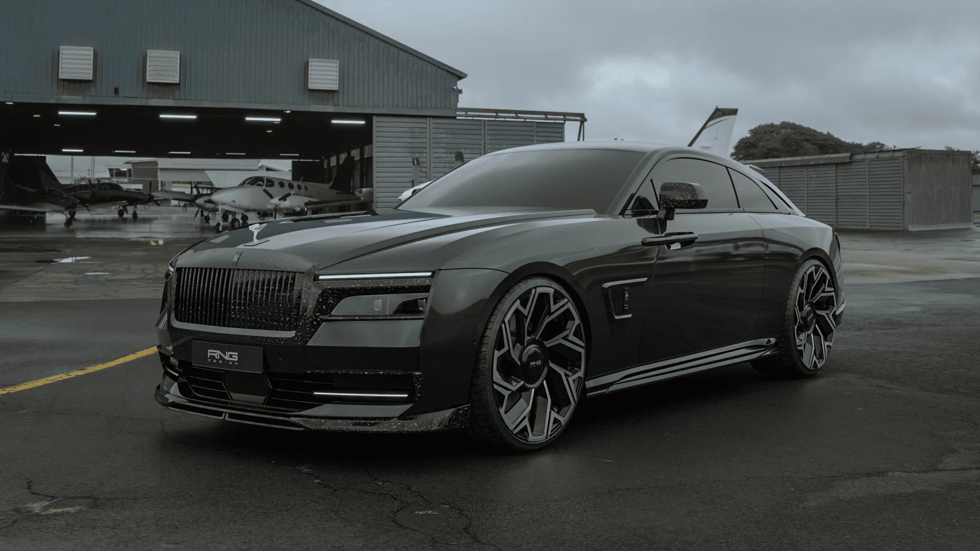Forged Carbon Body Kit for Rolls-Royce Spectre: A New Definition of Luxury by RNG Design