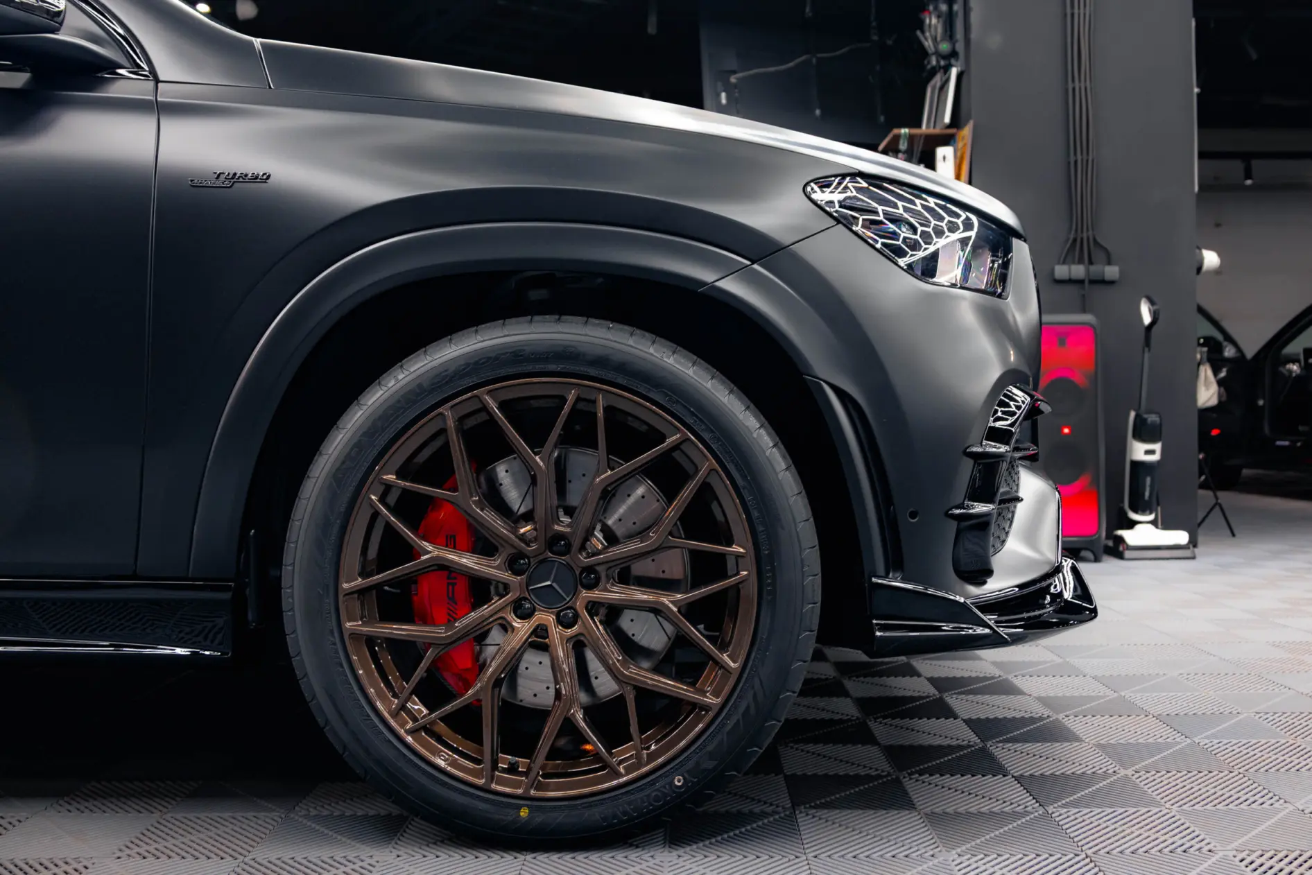 Mercedes-Benz GLE Coupe with RNG Design Kit and Bronze Forged Wheels