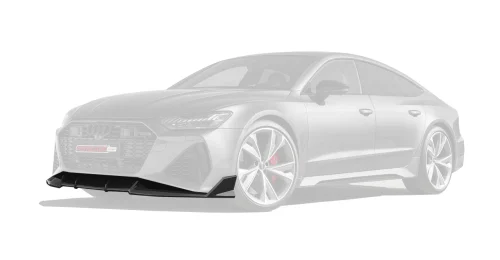 Carbon front bumper splitter for Audi RS7