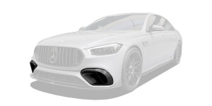 Front bumper side inserts