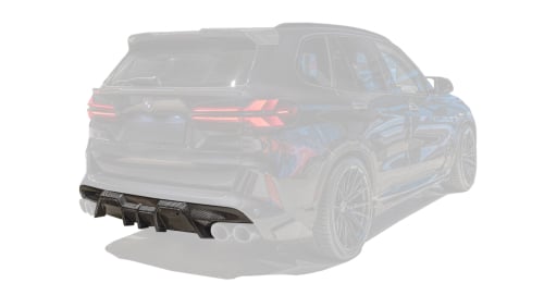 Carbon rear bumper diffuser for BMW X5M Competition LCI