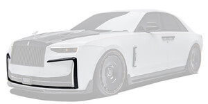 Seitliche Einsätze im vorderen Stoßfänger