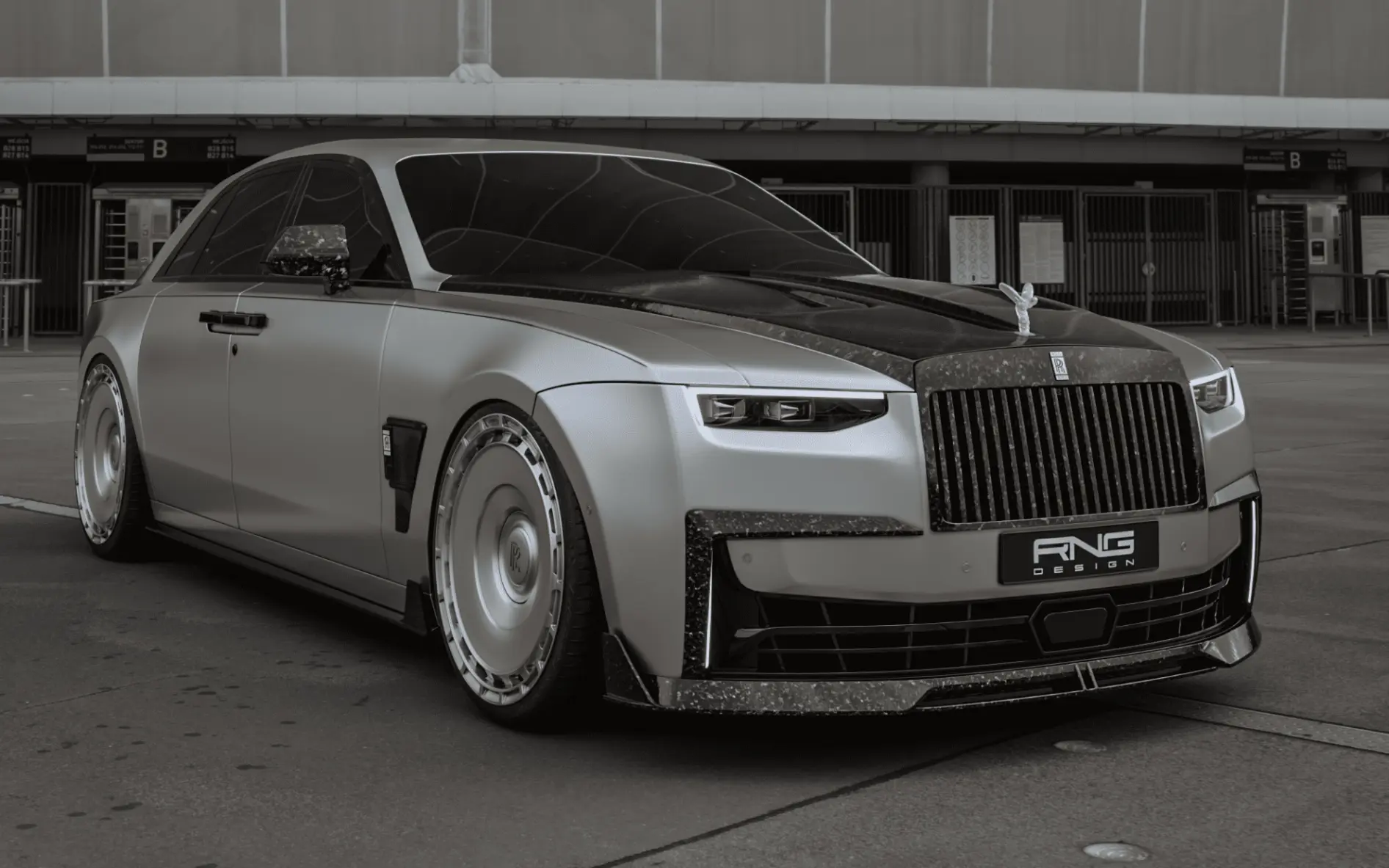 Carbon grille for Rolls-Royce Ghost