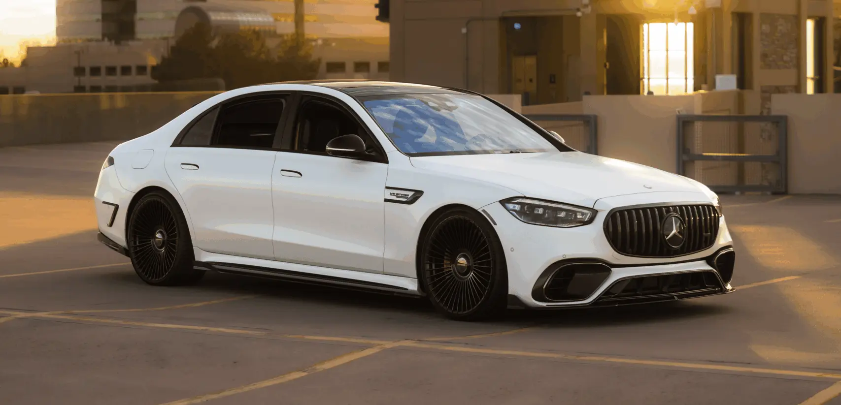 Carbon side skirts for Mercedes-Benz S63 W223