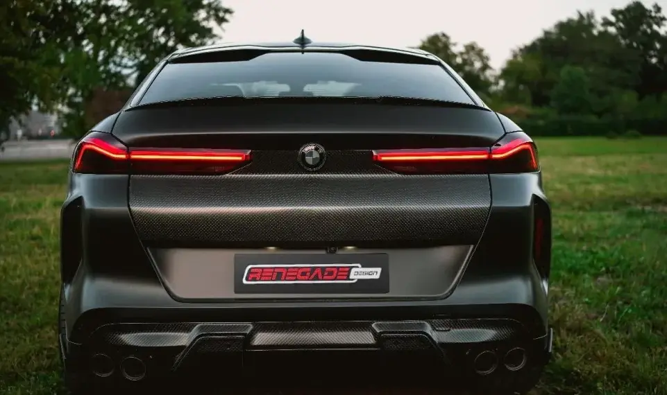 Carbon roof spoiler for BMW X6M F96