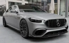 Carbon front fender inserts for Mercedes-Benz S63 W223