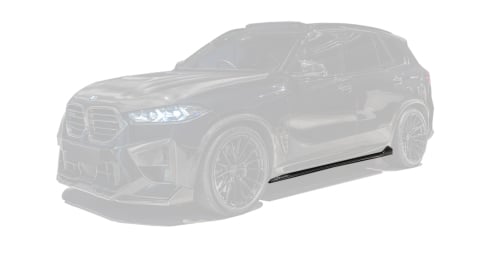 Carbon side skirts for BMW X5M Competition LCI