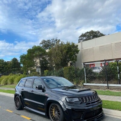 Black Jeep GC Trackhawk V3 kit by dealers in Australia