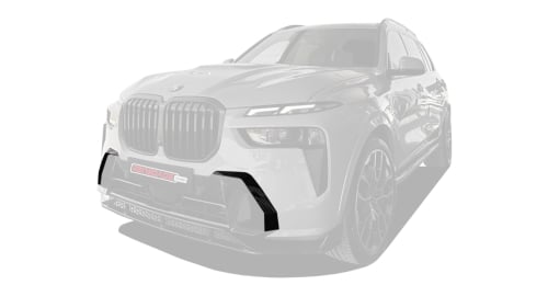 Carbon front air intake covers for BMW X7 LCI