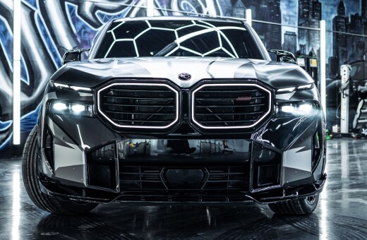 Gloss black BMW XM kit + forged wheels for RestoreFX Chicago