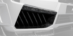 Front bumper air intake inserts