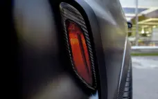 Carbon rear bumper inserts for BMW X6M F96