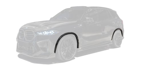 Karosserieverbreiterungen aus Carbon für BMW X5M Competition LCI