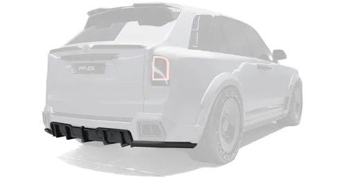 Carbon Heckstoßfänger Diffusor mit Bremslichtern Rolls-Royce Cullinan Series II