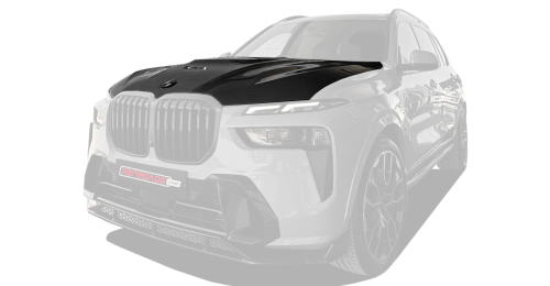 Carbon hood for BMW X7 LCI