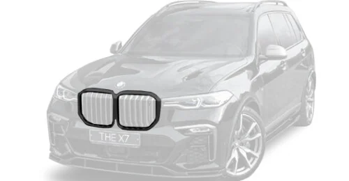 Kühlergrillblende aus Carbon für BMW 7 G70