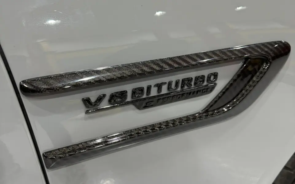 Carbon front fender inserts for Mercedes-Benz S63 W223