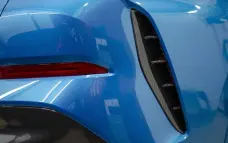 Carbon rear bumper inserts for BMW X6 G06