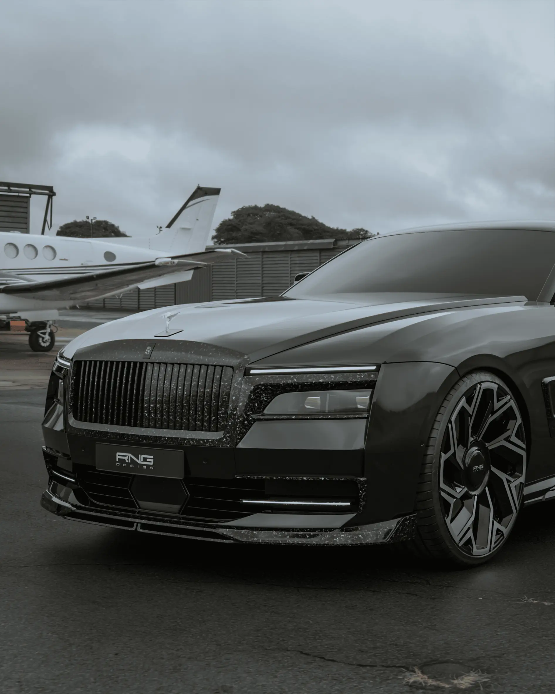 Bodykit für Rolls-Royce Spectre aus Forged Carbon: Luxus neu interpretiert von RNG Design