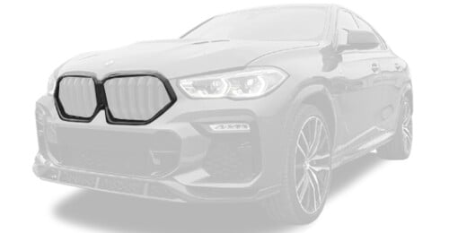 Carbon front grille for BMW X6 G06 / F96