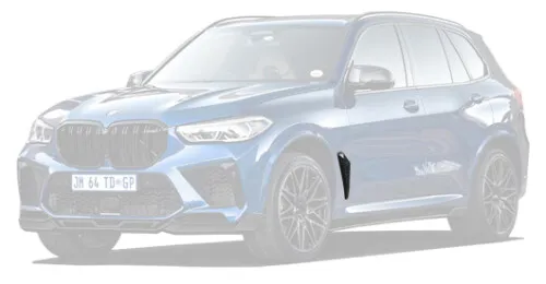 Carbon front fender inserts for BMW X5M F95