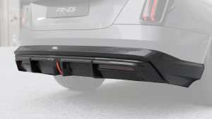 Rear bumper diffuser