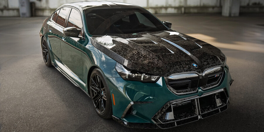 Chief Keef x Renegade Design: a personal BMW M5 G90 forged carbon project in Los Angeles