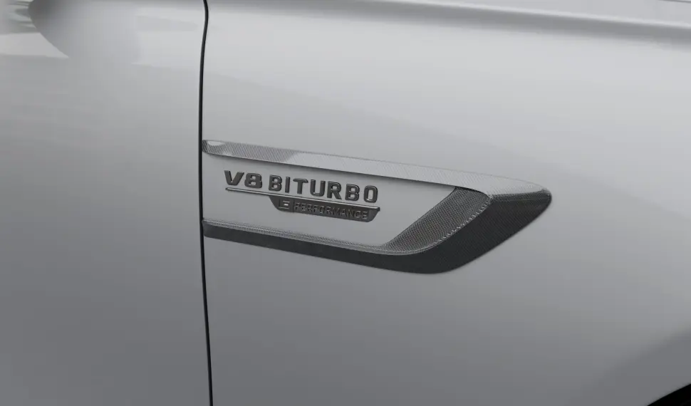 Carbon front fender inserts for Mercedes-Benz S63 W223
