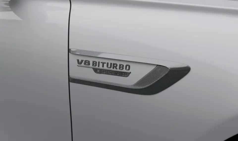 Carbon front fender inserts for Mercedes-Benz S63 W223