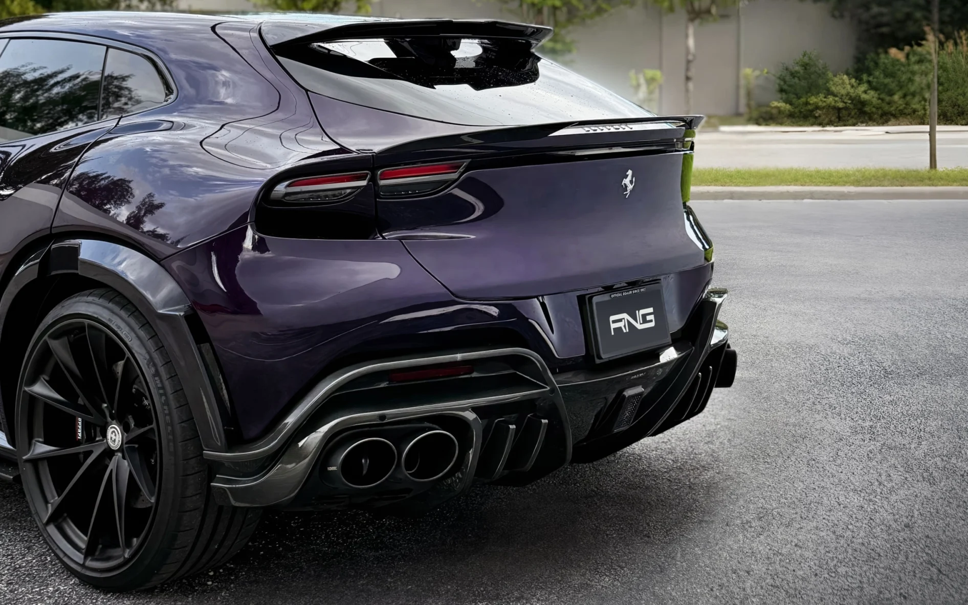 Carbon wide body extensions for Ferrari Purosangue | Made