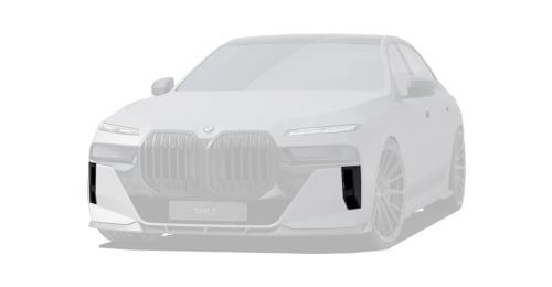 Carbon front bumper inserts for BMW 7 G70