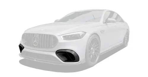 Carbon-Einsätze für die Frontstoßstange für Mercedes-Benz S63 W223