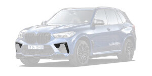 Front bumper airvent inserts