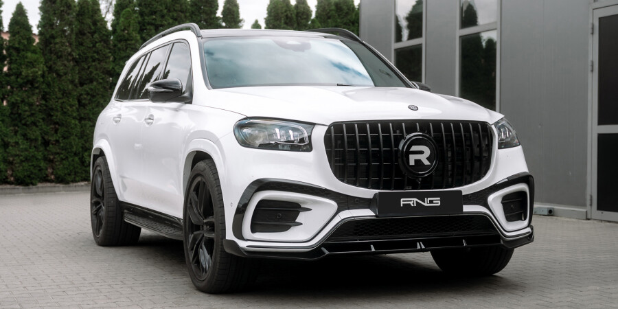 Mercedes-Benz GLS 2025 front fascia improvement by RNG Design
