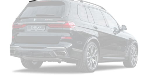 Roof spoiler for BMW X7