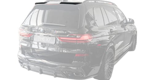 Carbon roof spoiler for BMW X7