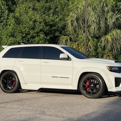  White Jeep SRT from New Orleans