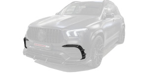 Front bumper side inserts